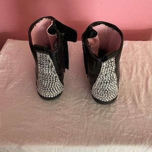 Custom designed with rhinestones